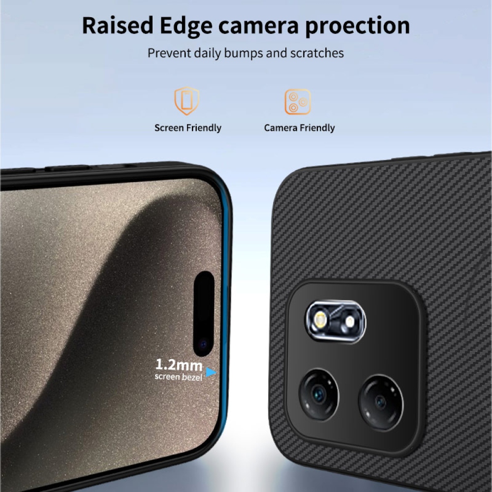 WLF gelový obal s pevnými zády a MagSafe na Oppo Reno 15 Pro 5G - černý