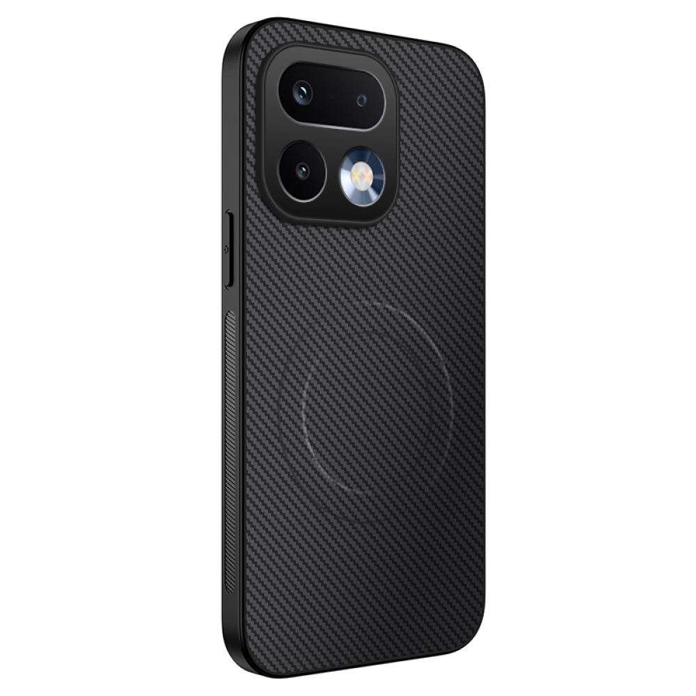 WLF gelový obal s pevnými zády a MagSafe na Realme 16 Pro+ 5G - černý