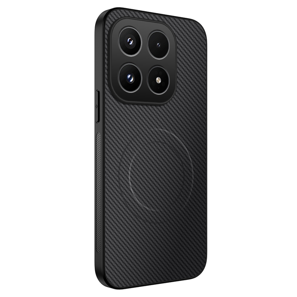 WLF gelový obal s pevnými zády a MagSafe na Xiaomi 17 - černý