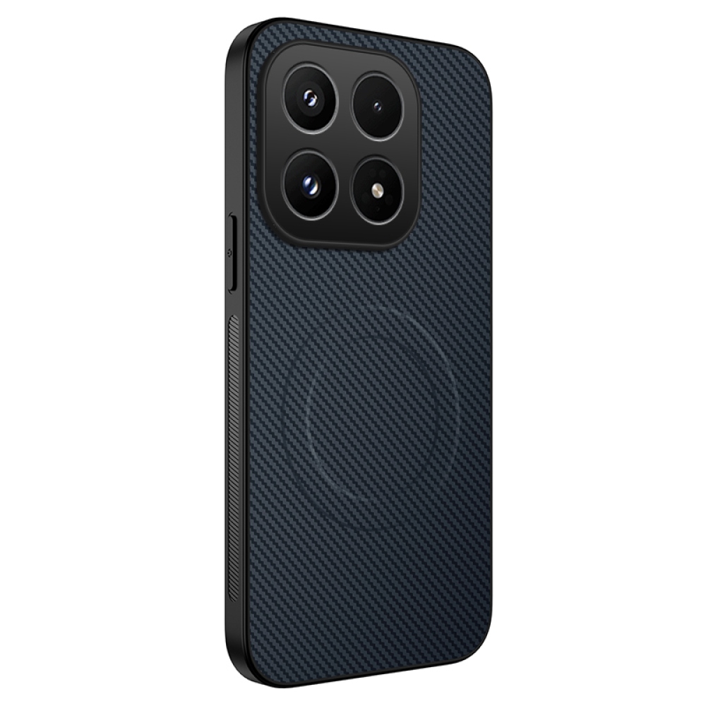 WLF gelový obal s pevnými zády a MagSafe na Xiaomi 17 - tmavěmodrý