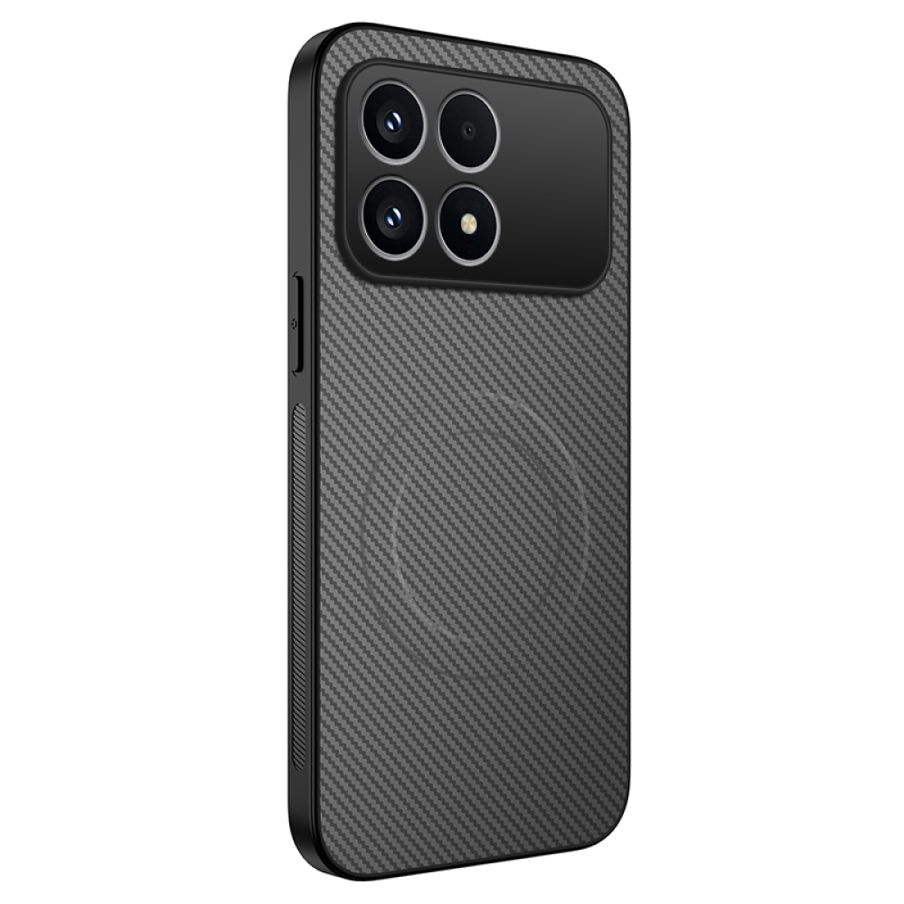 WLF gelový obal s pevnými zády a MagSafe na Xiaomi Poco F8 Pro 5G - šedý