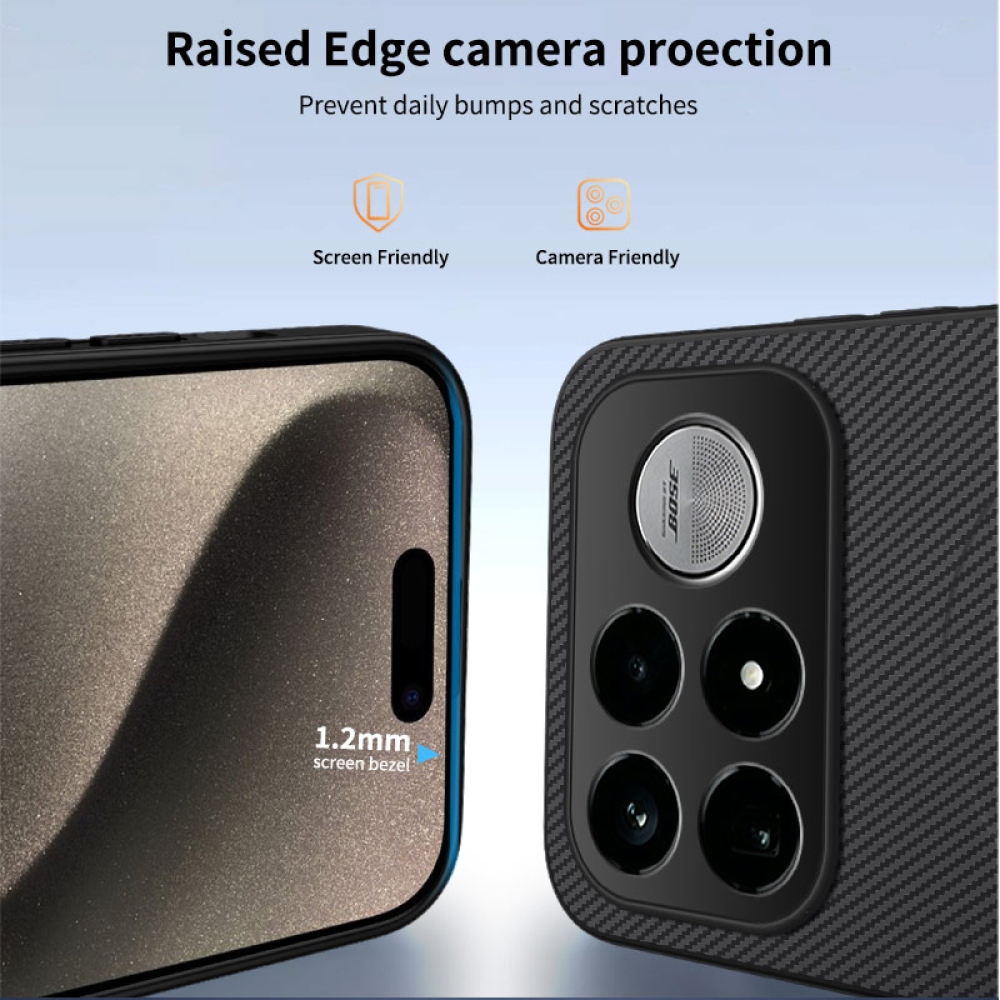 WLF gelový obal s pevnými zády a MagSafe na Xiaomi Poco F9 Ultra 5G - černý