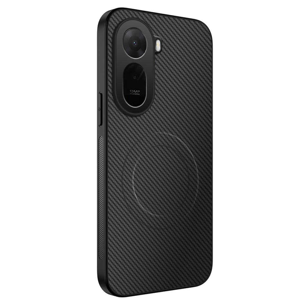 WLF gelový obal s pevnými zády a MagSafe na Xiaomi Redmi A7 Pro - černý