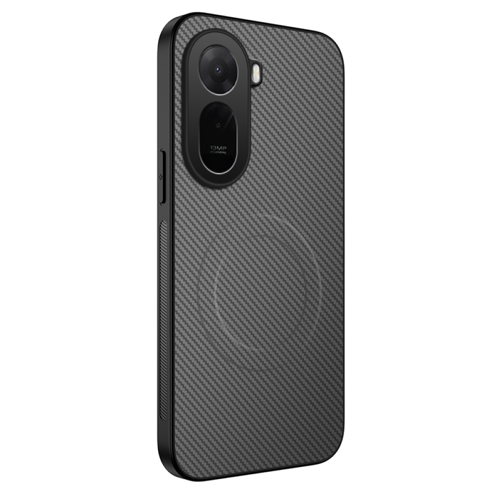 WLF gelový obal s pevnými zády a MagSafe na Xiaomi Redmi A7 Pro - šedý