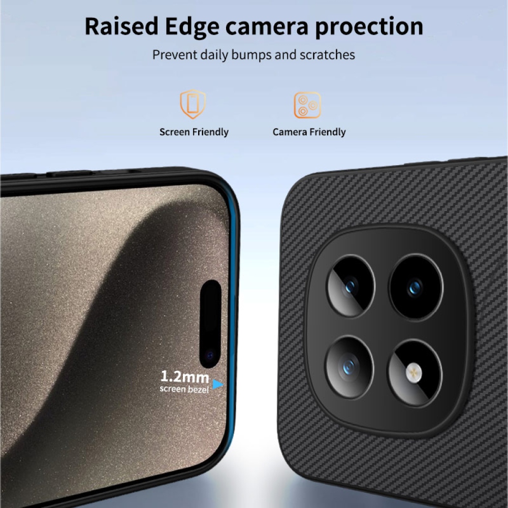 WLF gelový obal s pevnými zády a MagSafe na Xiaomi Redmi Note 15 Pro+ 5G - černý