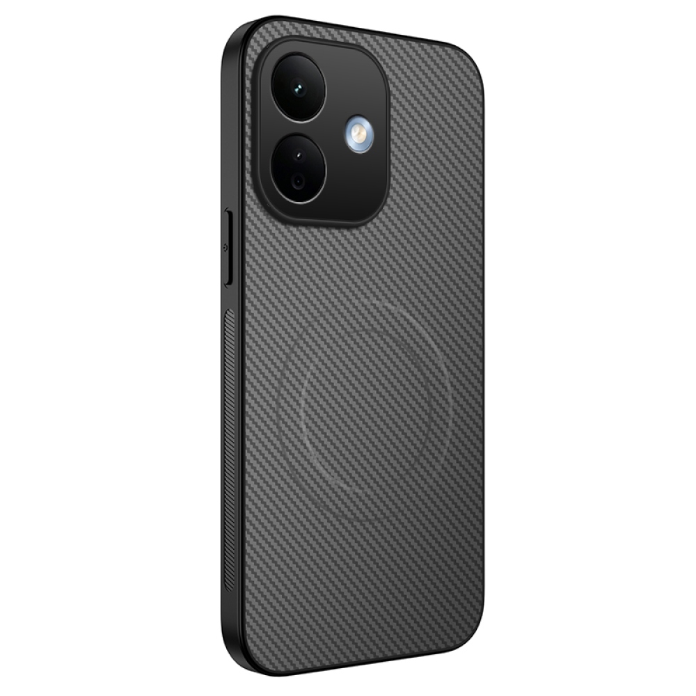 WLF gelový obal s pevnými zády a MagSafe na Xiaomi Redmi Note 17 4G/5G - šedý