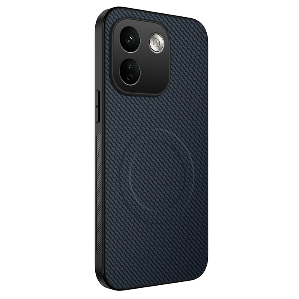 WLF gelový obal s pevnými zády a MagSafe na Xiaomi Redmi Note 17 Pro Max 5G - tmavěmodrý