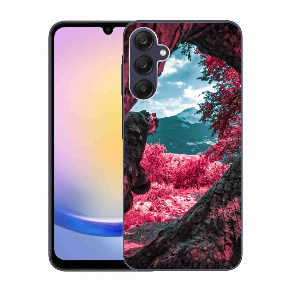 Gelový kryt mmCase na Samsung Galaxy A25 5G - výhled na hory