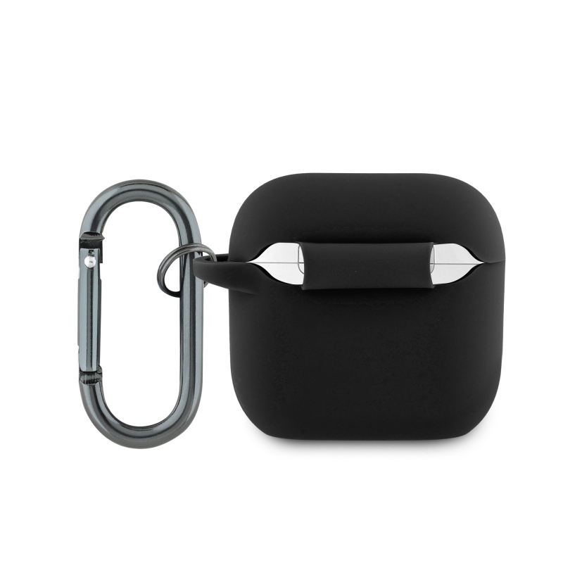 Lacoste Liquid Silicone Croc Logo Pouzdro pro AirPods 4 Black