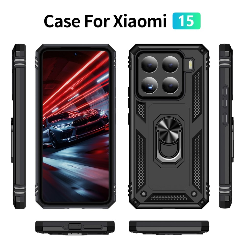 Rings odolný kryt na Xiaomi 15 - černý