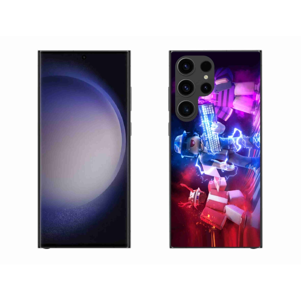 Gelový kryt mmCase na Samsung Galaxy S23 Ultra 5G - roblox