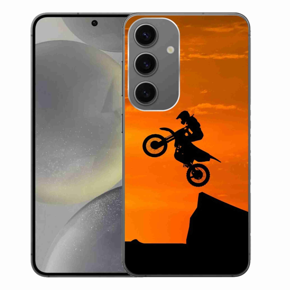 Gelový kryt mmCase na Samsung Galaxy S24+ - motocross
