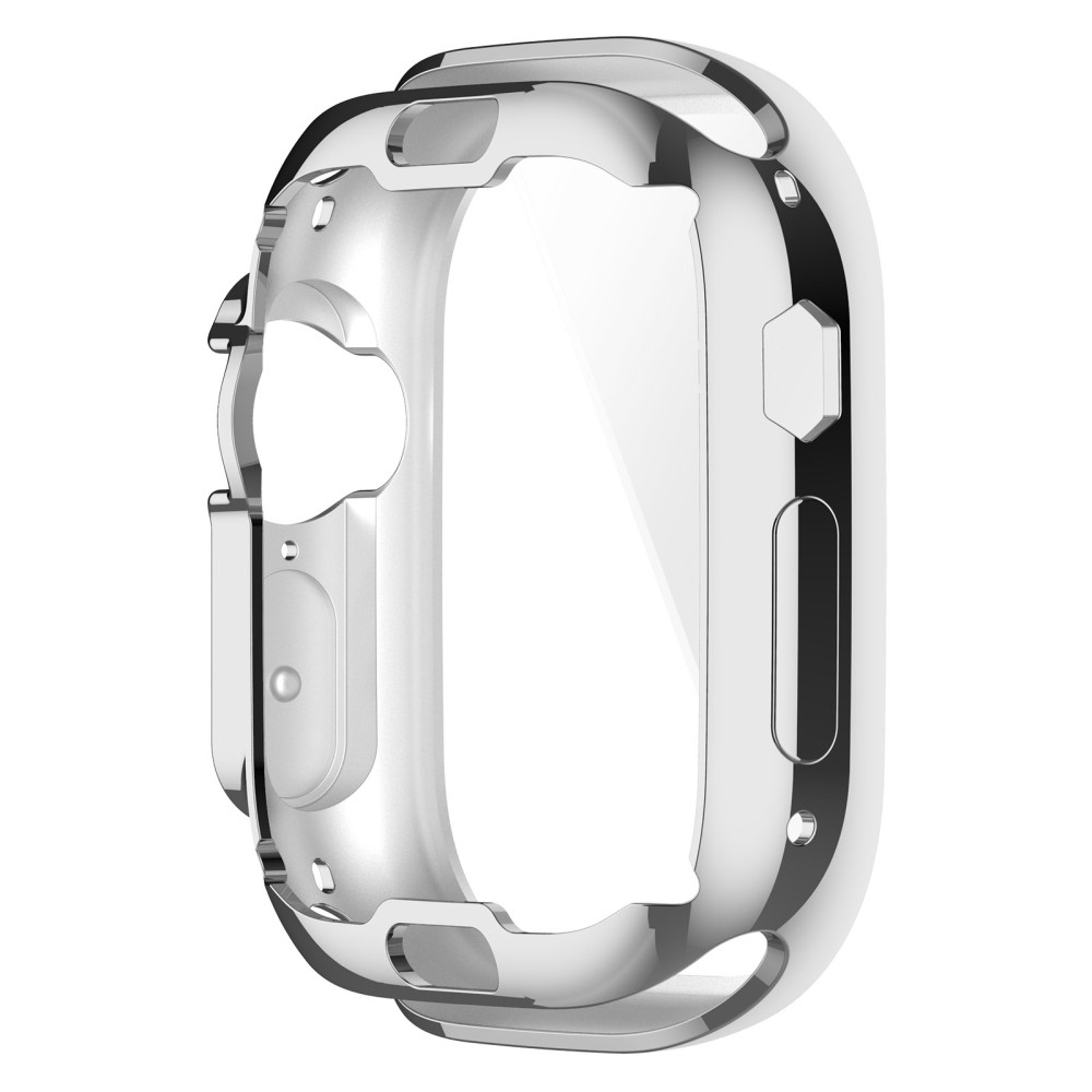 Soft nasazovací gelové ochranné pouzdro pro Apple Watch Ultra/Ultra 2 49 mm - stříbrné