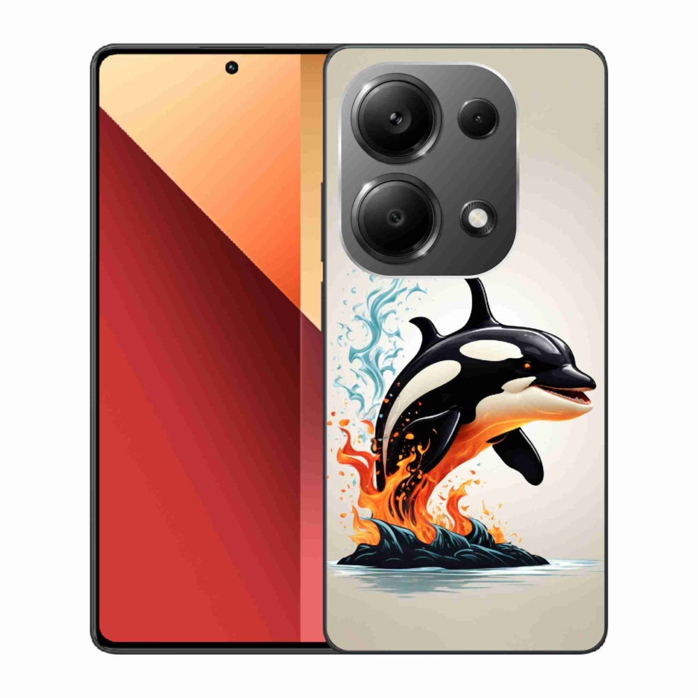 Gelový kryt mmCase na Xiaomi Redmi Note 13 Pro 4G/Poco M6 Pro - kosatka