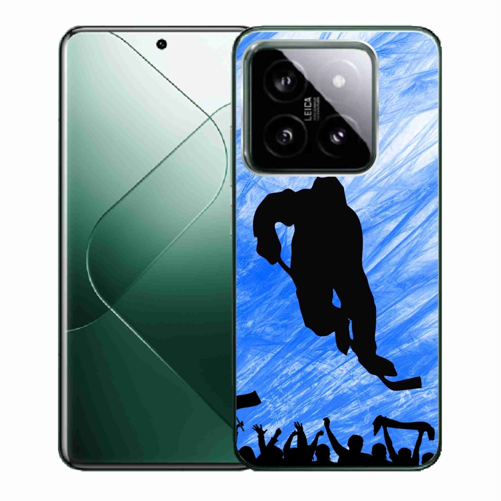 Gelový kryt mmCase na Xiaomi 14 - hokejový hráč