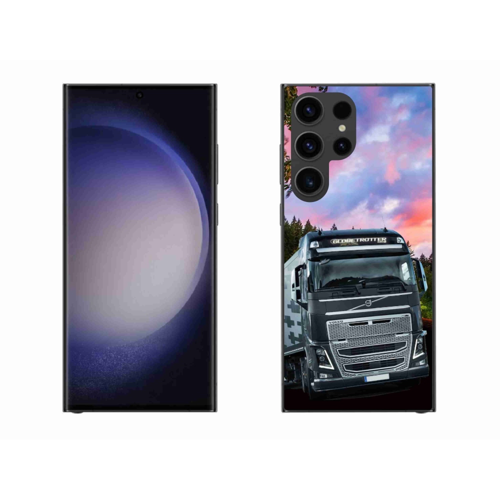 Gelový kryt mmCase na Samsung Galaxy S23 Ultra 5G - kamion 2
