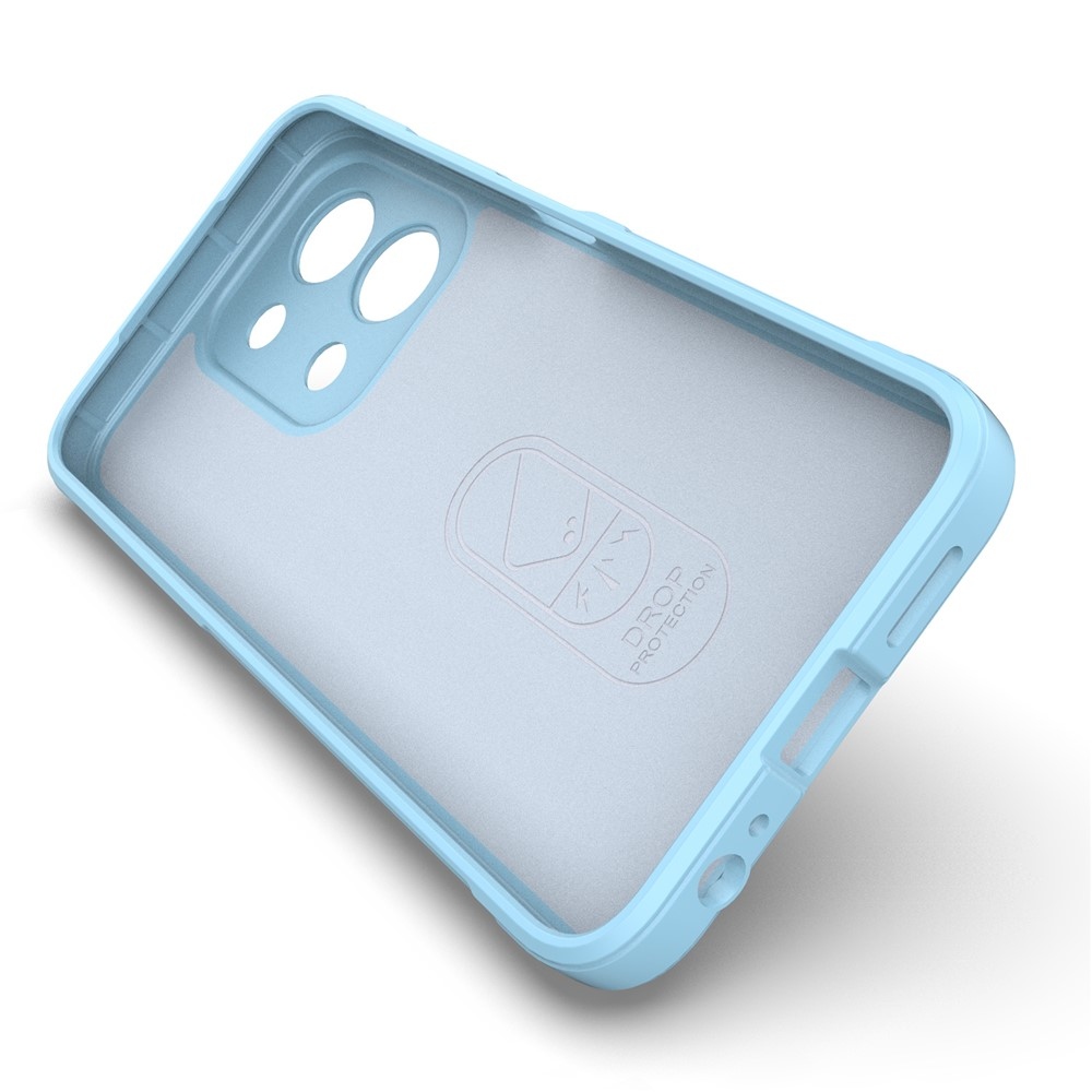 Rugg odolný gelový obal na Xiaomi Redmi 15C 4G (171mm)/Poco C85 4G (171mm) - světlemodrý