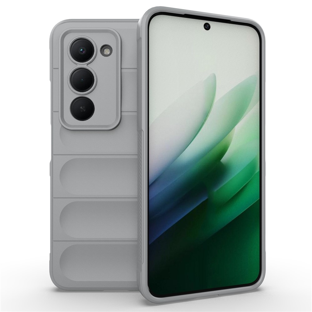 Rugg odolný gelový obal na Xiaomi Redmi 15 5G (169mm) - světlešedý