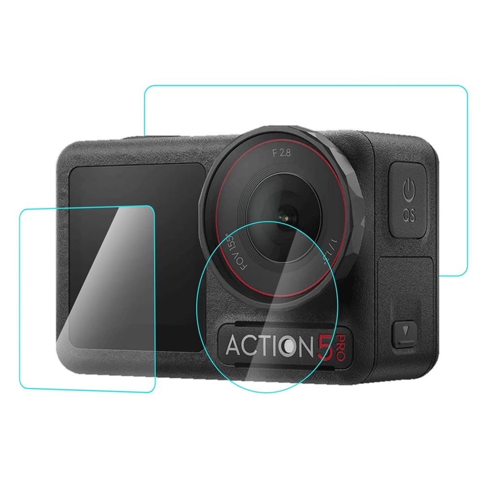PULUZ sada tvrzených skel pro DJI Osmo Action 5 Pro