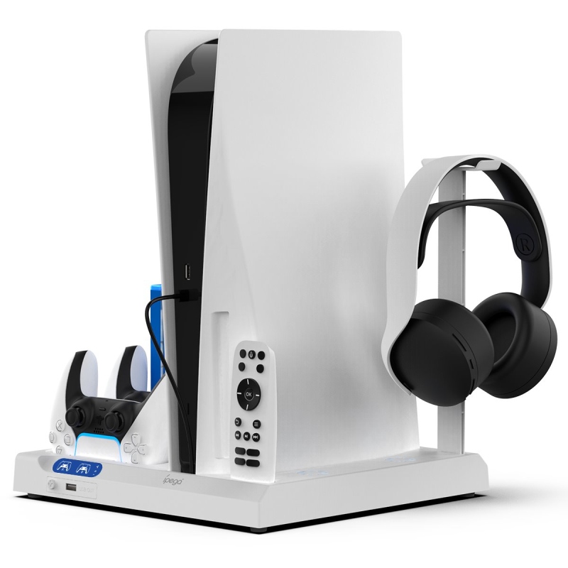 iPega P5S028 All-in-one Nabíjecí Stojan s Chlazením pro PS5/PS5 Slim Black