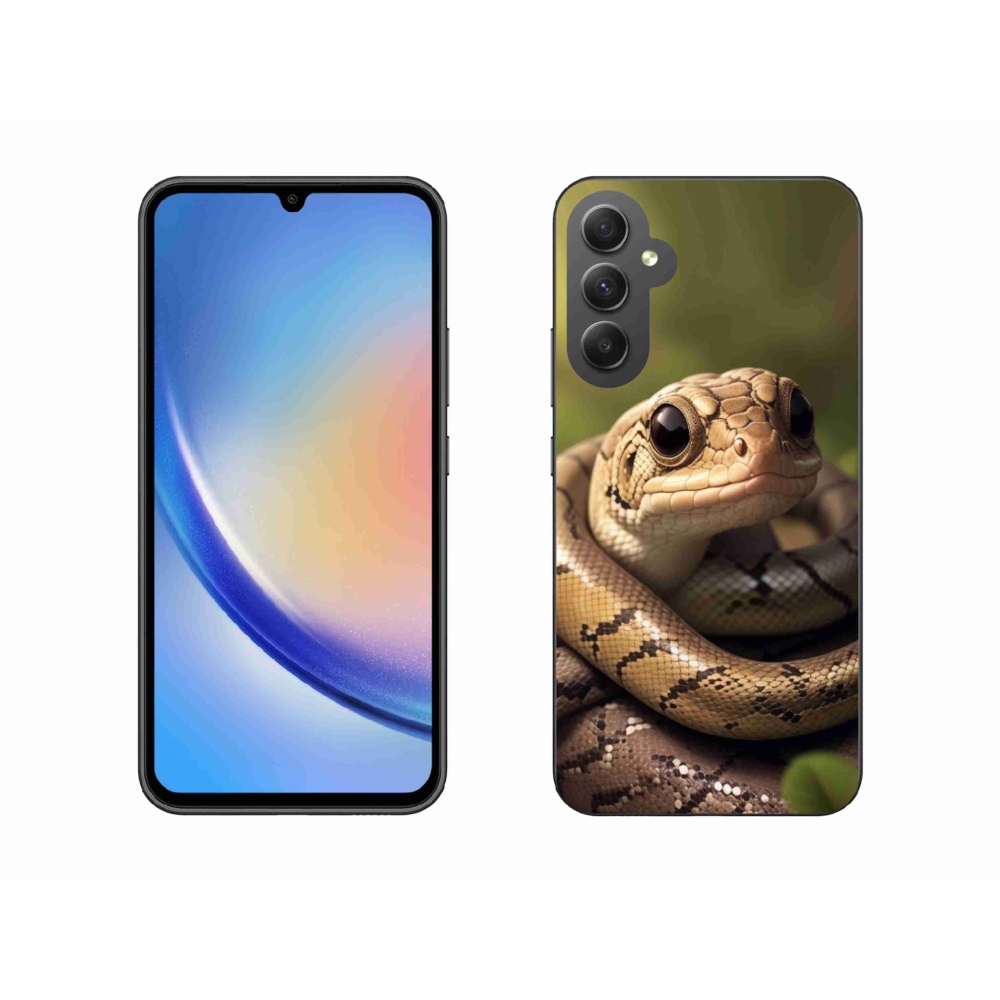 Gelový kryt mmCase na Samsung Galaxy A34 5G - had 1