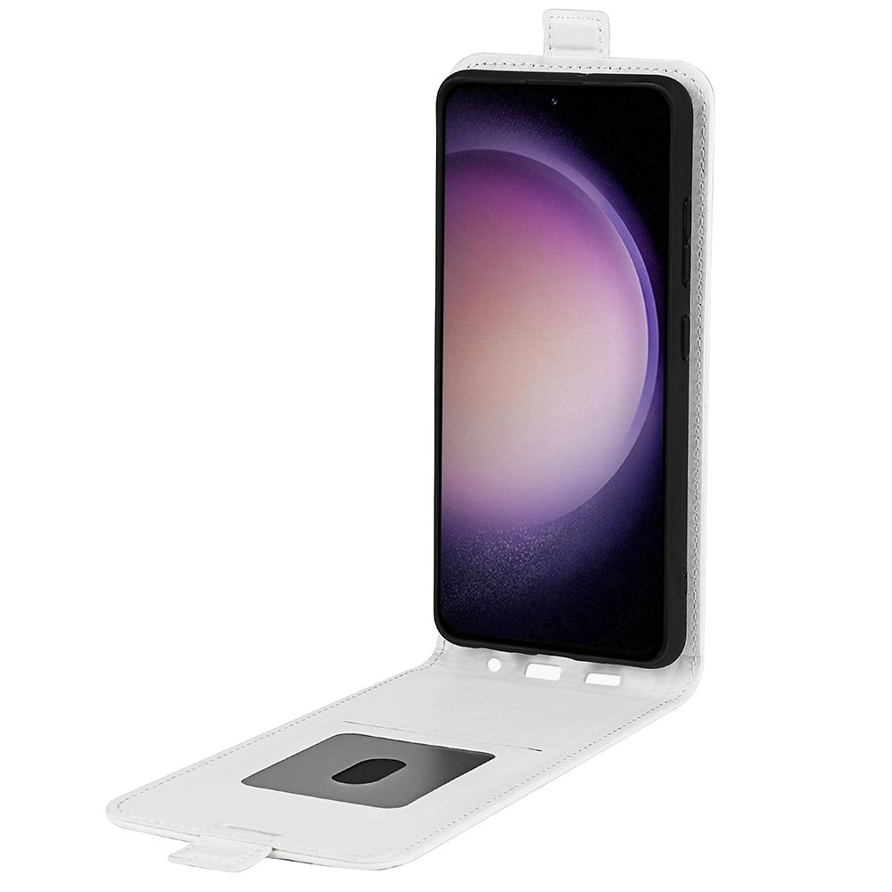 Vertical knížkové pouzdro na Samsung Galaxy S23 FE - bílé