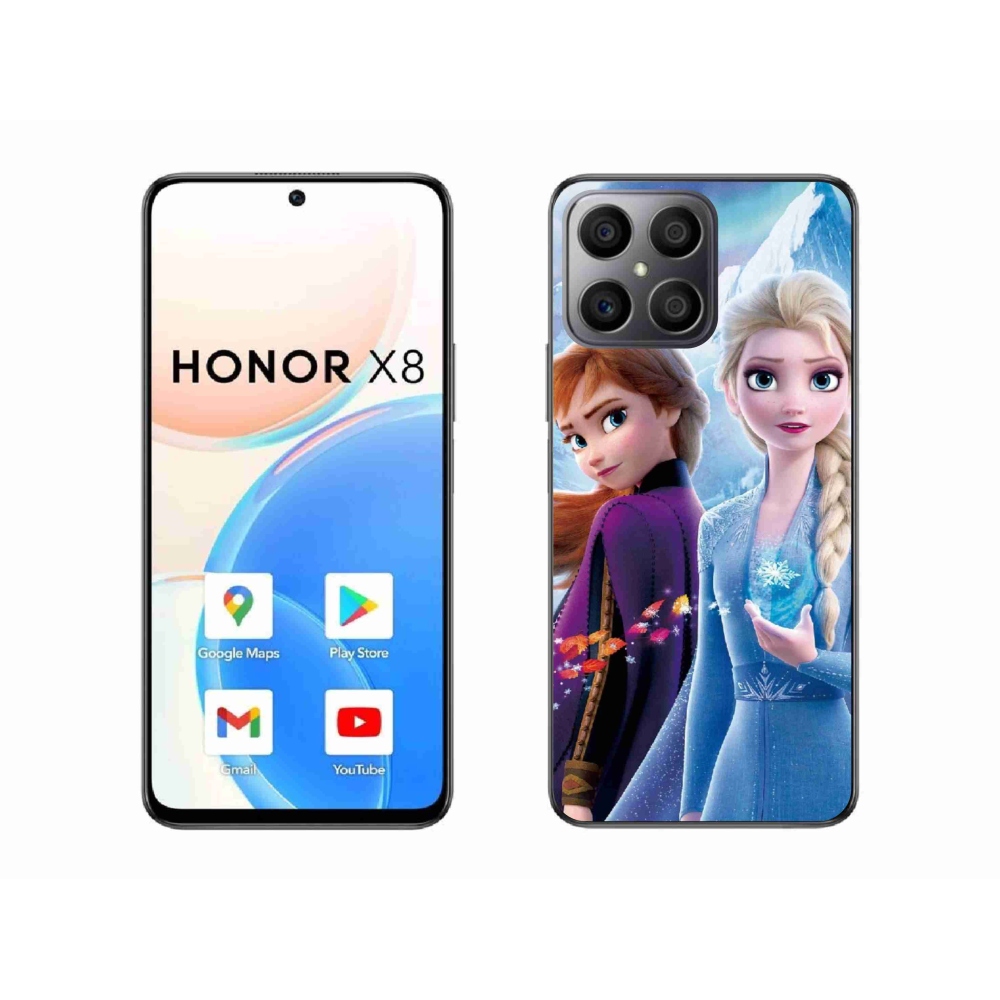 Gelový kryt mmCase na Honor X8 4G - ledové království 3