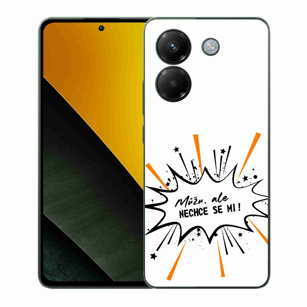 Gelový kryt mmCase na Xiaomi Poco M7 Pro 5G - vtipný text 11 bílé pozadí