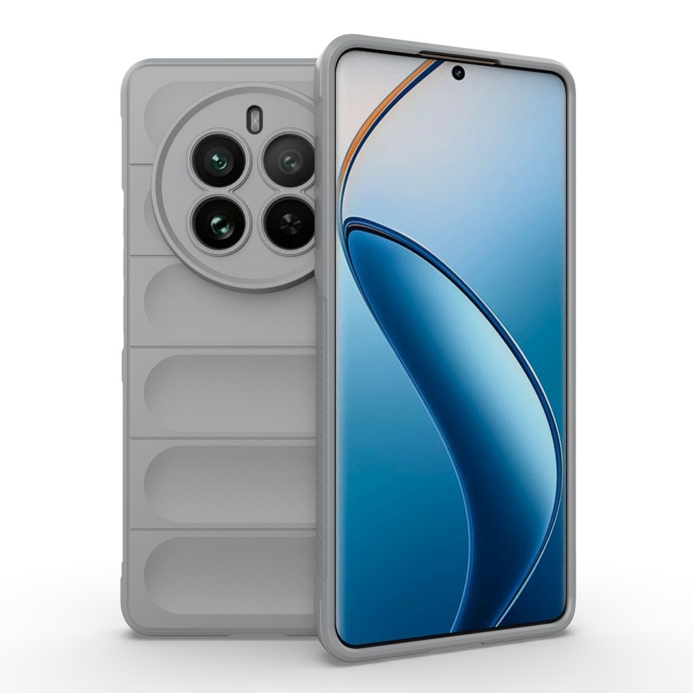 Rugg odolný gelový obal na Realme 12 Pro 5G/12 Pro+ 5G - světlešedý