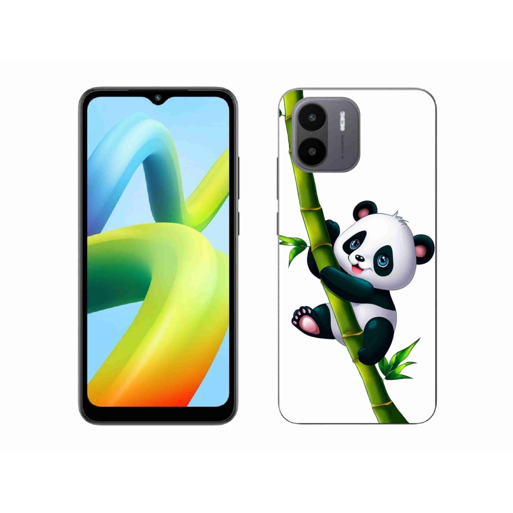 Gelový kryt mmCase na Xiaomi Redmi A1/Redmi A2 - panda na bambusu