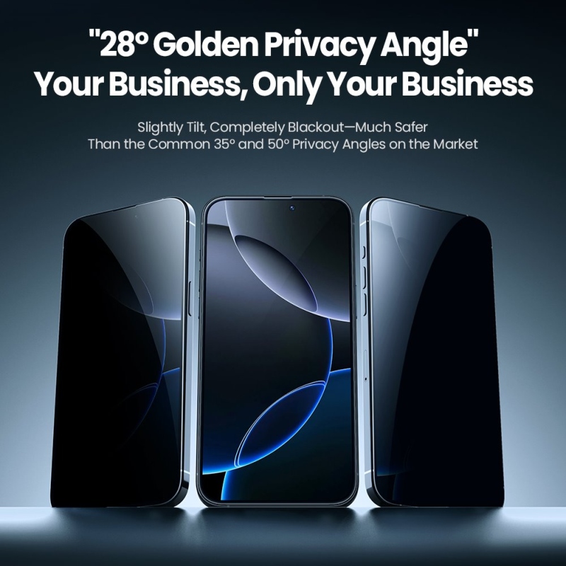 Nillkin Tvrzené Sklo 0.25mm Guardian 2.5D pro Apple iPhone 16 Pro Black (s aplikátorem)