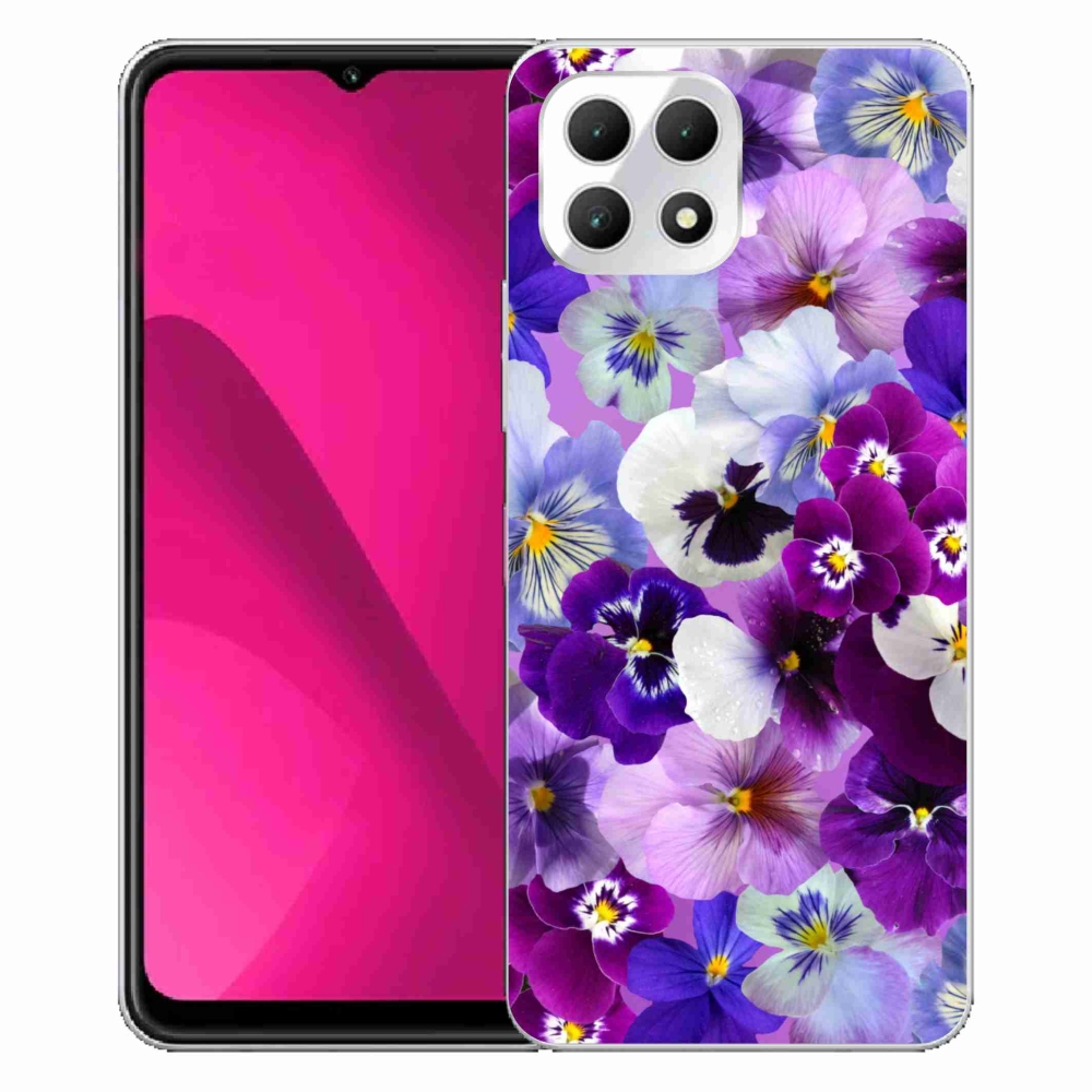Gelový kryt mmCase na T-Mobile T Phone 2 - květiny 9