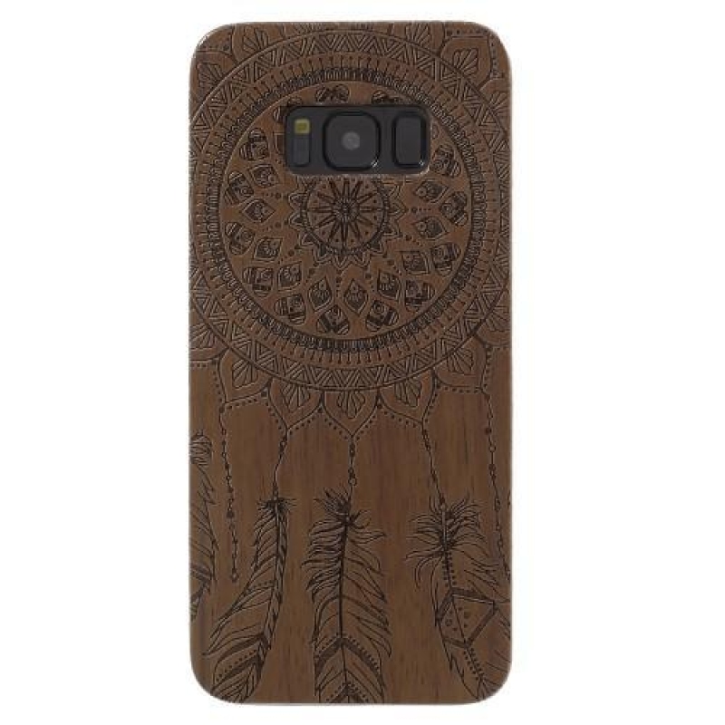Wood dřevěný obal s motivem na Samsung Galaxy S8 Plus - lapač snů