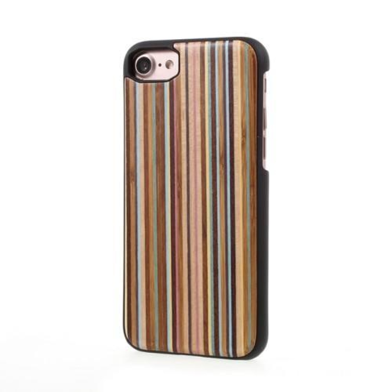 Woody plastový obal na iPhone 6 a iPhone 6s - duhové dřevo