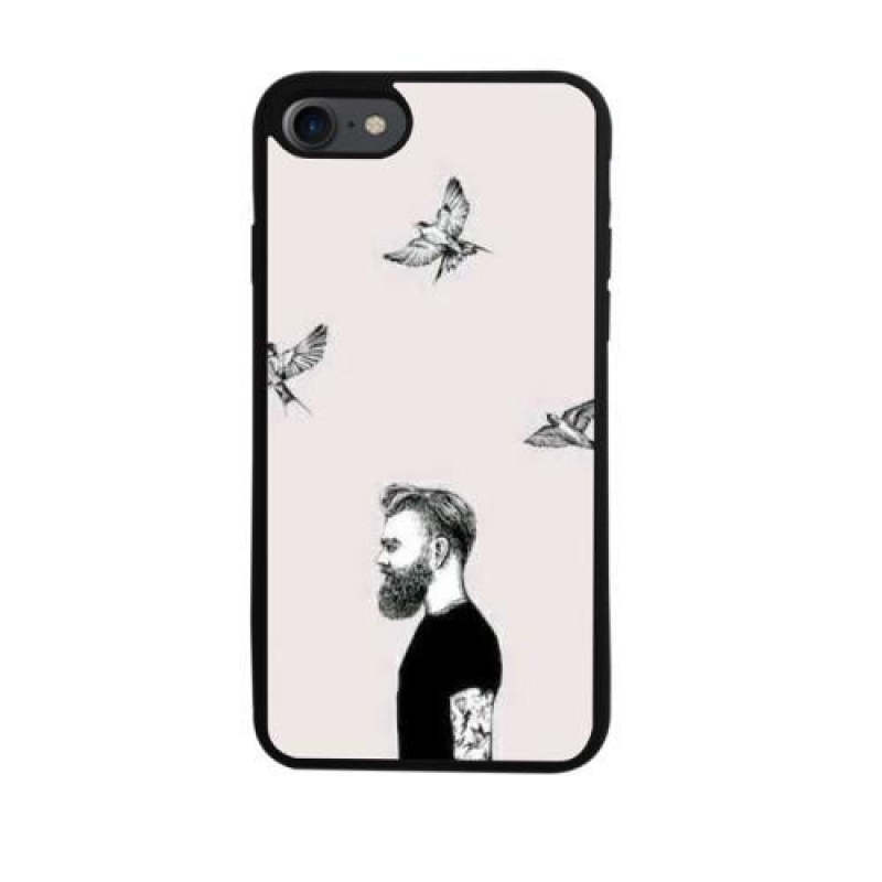 Word gelový obal na iPhone 7 a iPhone 8 - man