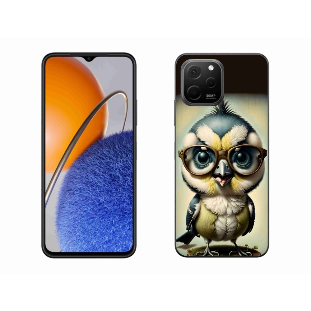 Gelový kryt mmCase na Huawei Nova Y61 - mládě s brýlemi