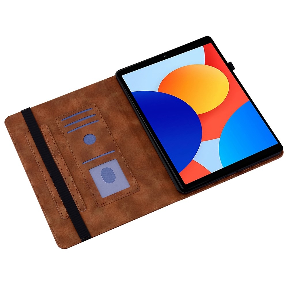 Heart zavírací pouzdro na tablet Xiaomi Redmi Pad SE 8.7 - hnědé
