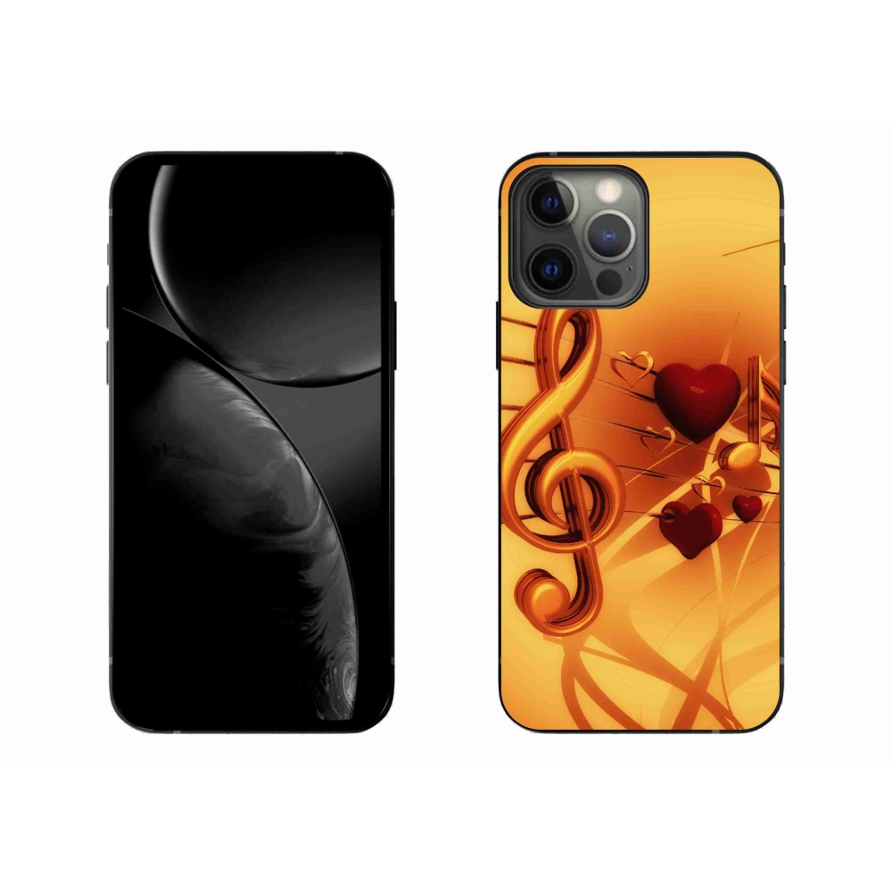 Gelový kryt mmCase na iPhone 13 Pro Max - noty