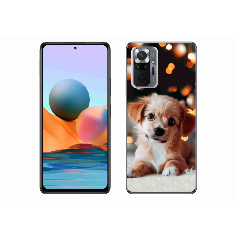 Gelový kryt mmCase na Xiaomi Redmi Note 10 Pro - štěňátko