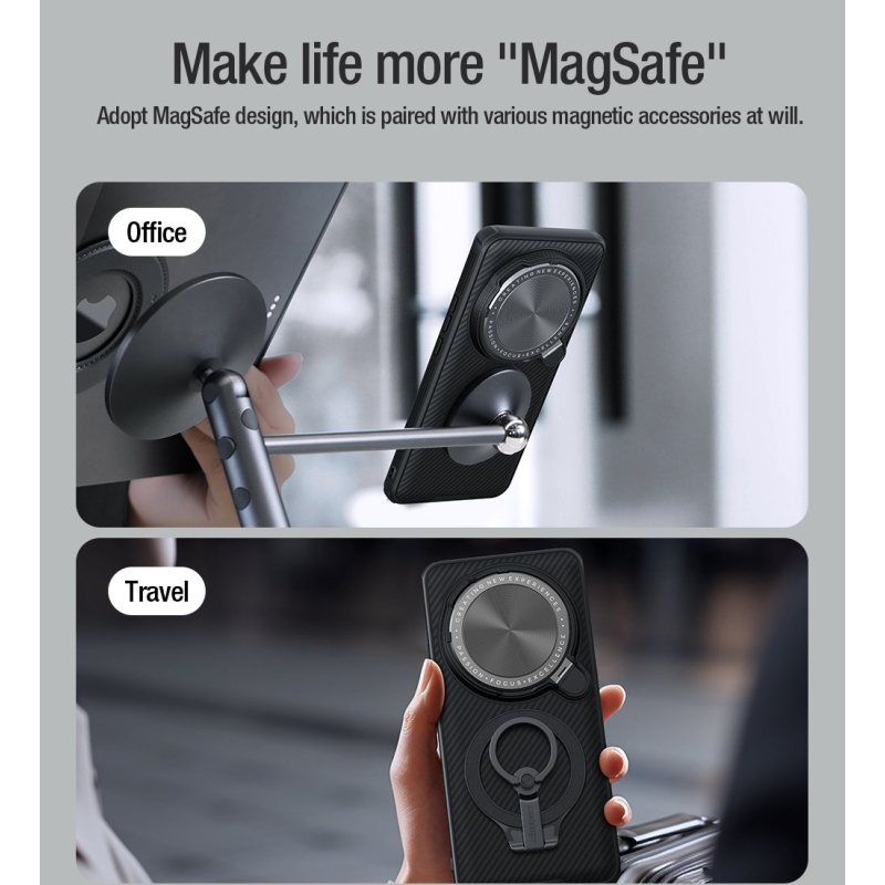 Nillkin CamShield Prop Magnetic Zadní Kryt pro Xiaomi 15 Ultra Black