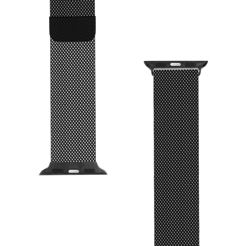 Tactical 333 Loop Magnetický Kovový Řemínek pro Apple Watch 1/2/3/4/5/6/7/8/9/SE 38/40/41mm Black