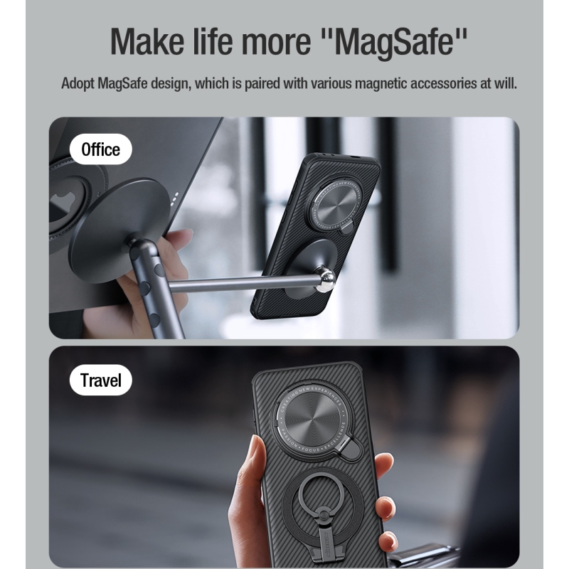 Nillkin CamShield Prop Magnetic Zadní Kryt pro Honor Magic7 Pro Black