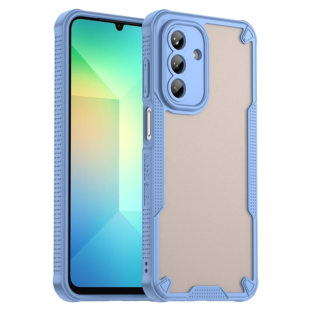 Frosted odolný kryt na Samsung Galaxy A26 5G - modrý