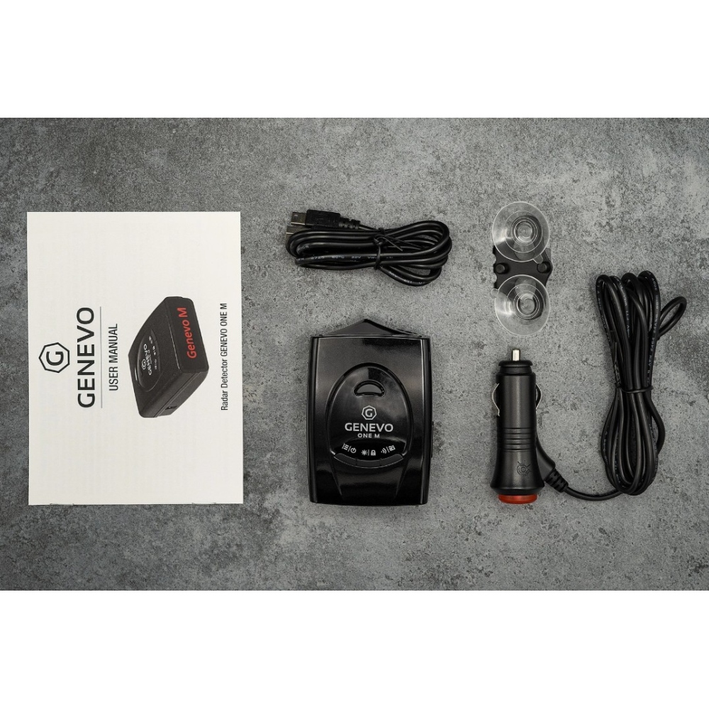 Kompaktní přenosný radarový detektor Genevo ONE M