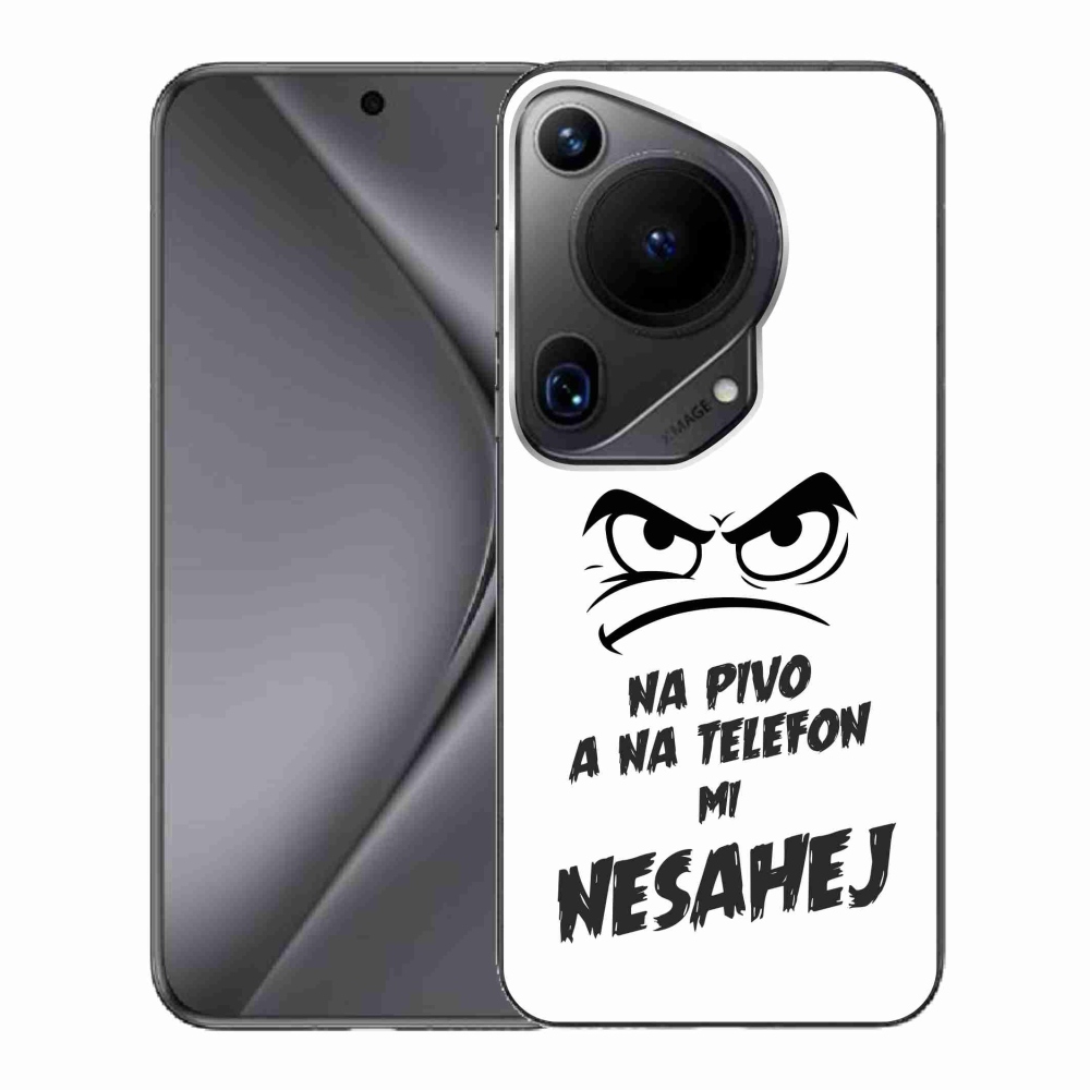 Gelový kryt mmCase na Huawei Pura 70 Ultra - pivní motiv 2 bílé pozadí
