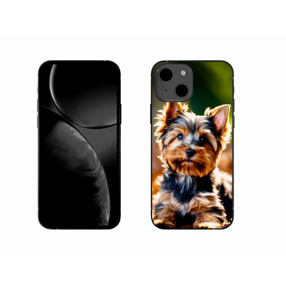 Gelový kryt mmCase na iPhone 13 - jorkšír 10