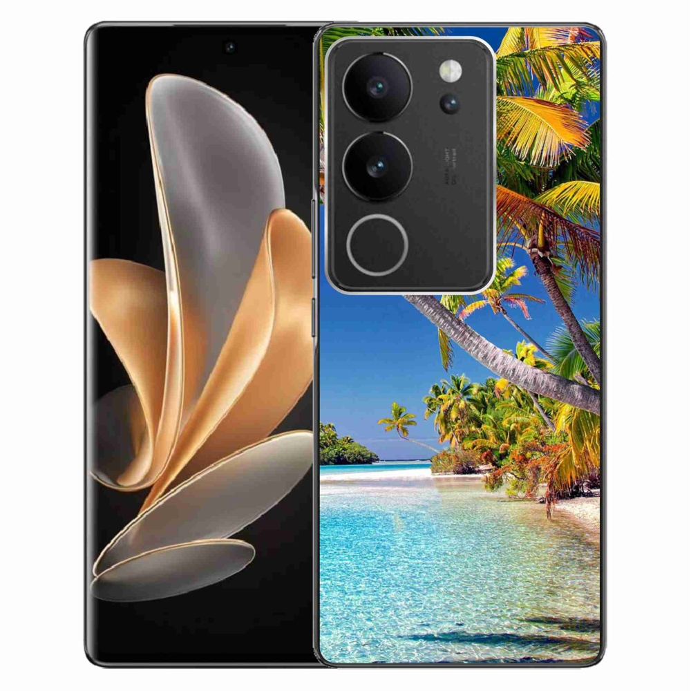 Gelový obal mmCase na Vivo V29 5G - mořská pláž