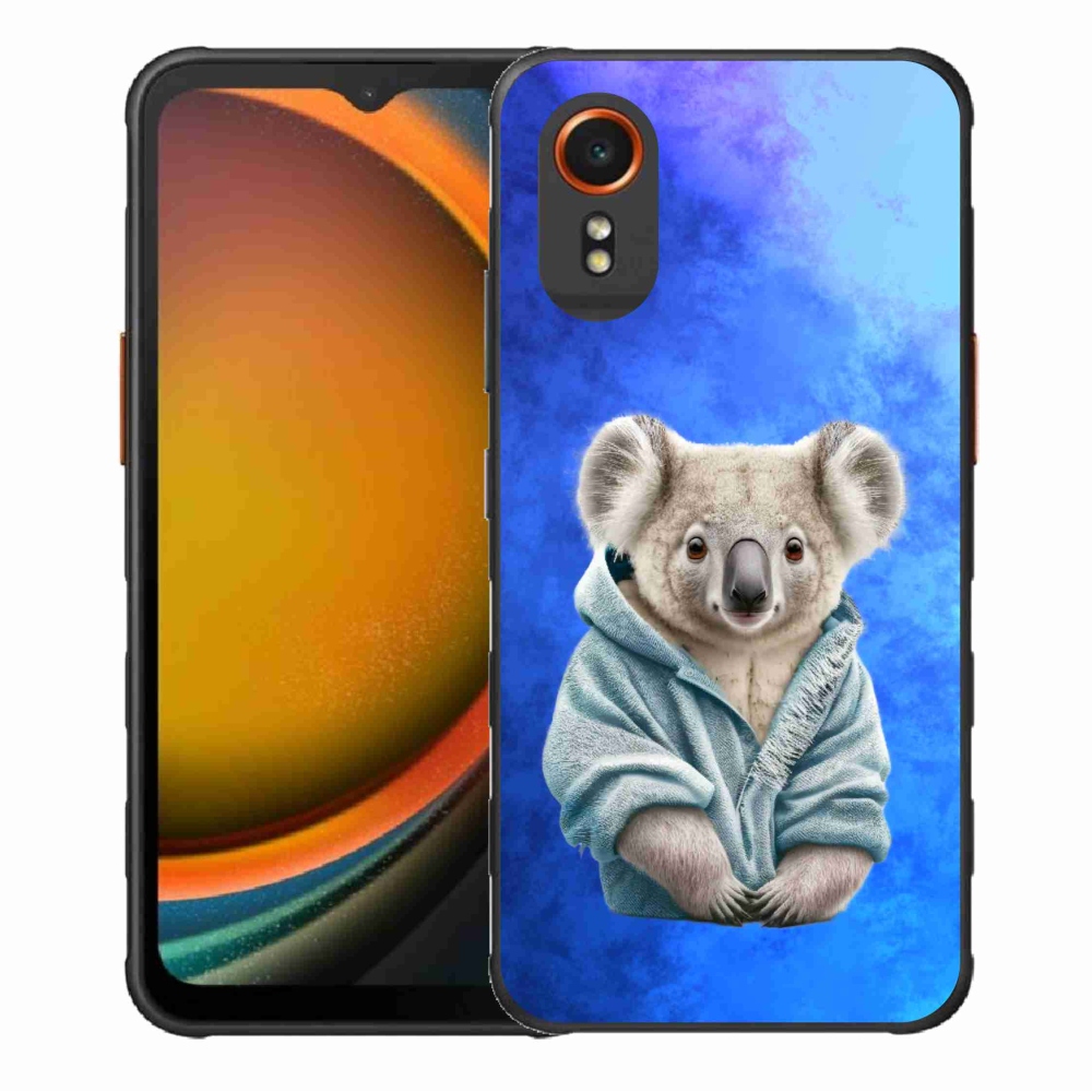 Gelový kryt mmCase na Samsung Galaxy Xcover 7 - koala ve svetru