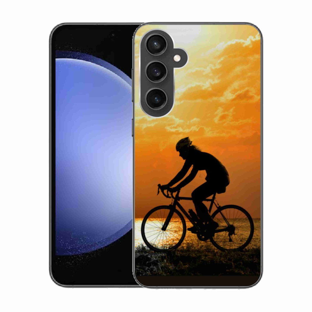 Gelový kryt mmCase na Samsung Galaxy S23 FE - cyklovýlet