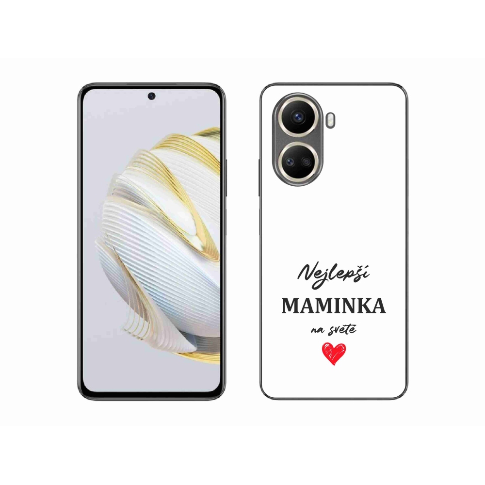 Gelový kryt mmCase na Huawei Nova 10 SE - nejlepší maminka 1 bílé pozadí